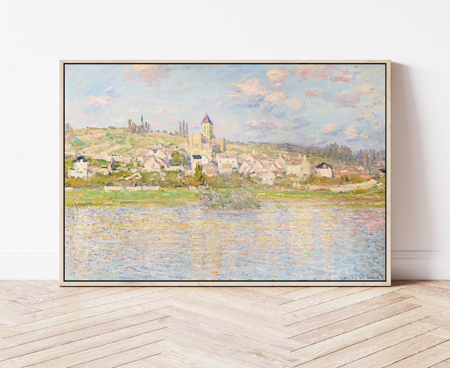 wall-art-print-canvas-poster-framed-Vétheuil 1879, By Monet-by-Gioia Wall Art-Gioia Wall Art
