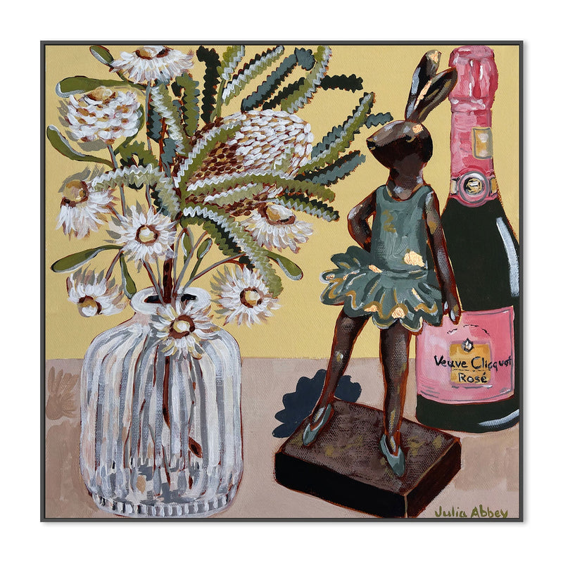 wall-art-print-canvas-poster-framed-Veuve Bunny , By Julia Abbey-3