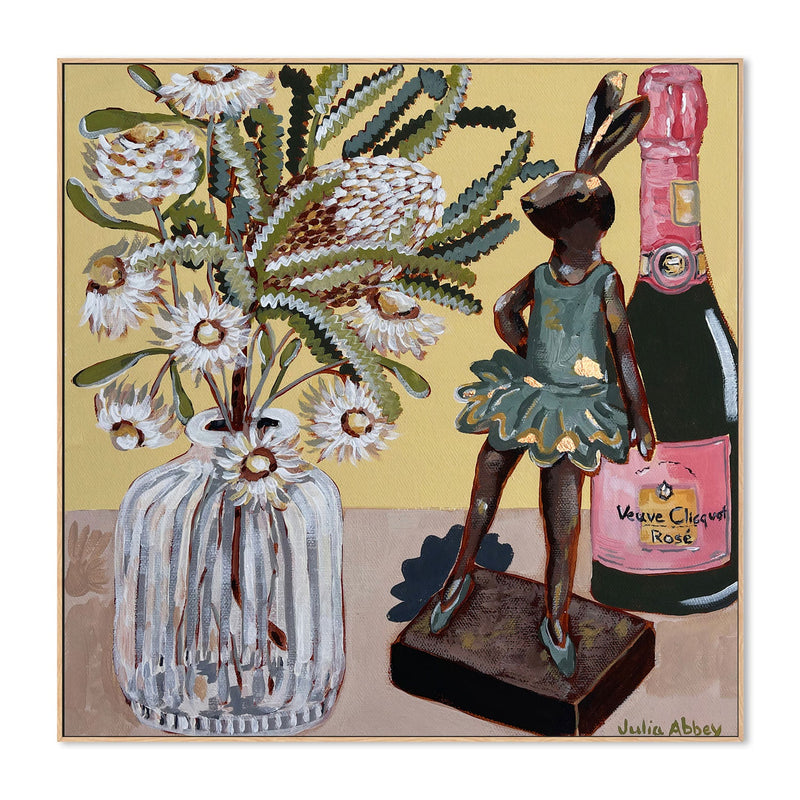 wall-art-print-canvas-poster-framed-Veuve Bunny , By Julia Abbey-4