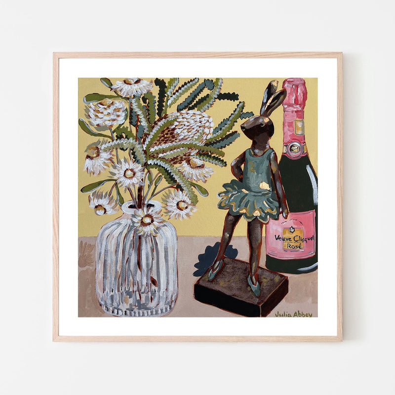 wall-art-print-canvas-poster-framed-Veuve Bunny , By Julia Abbey-6