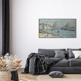 wall-art-print-canvas-poster-framed-View of the Old Outer Harbor at Le Havre 1874 , By Monet-by-Gioia Wall Art-Gioia Wall Art