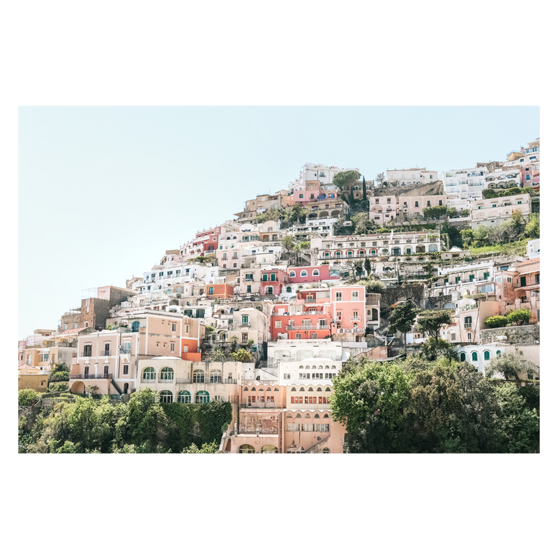wall-art-print-canvas-poster-framed-Villa’s of Amalfi, Amalfi Coast, Italy , By Leggera Studio-1
