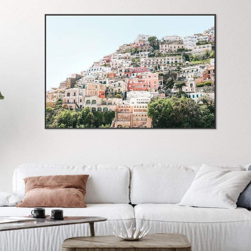 wall-art-print-canvas-poster-framed-Villa’s of Amalfi, Amalfi Coast, Italy , By Leggera Studio-2