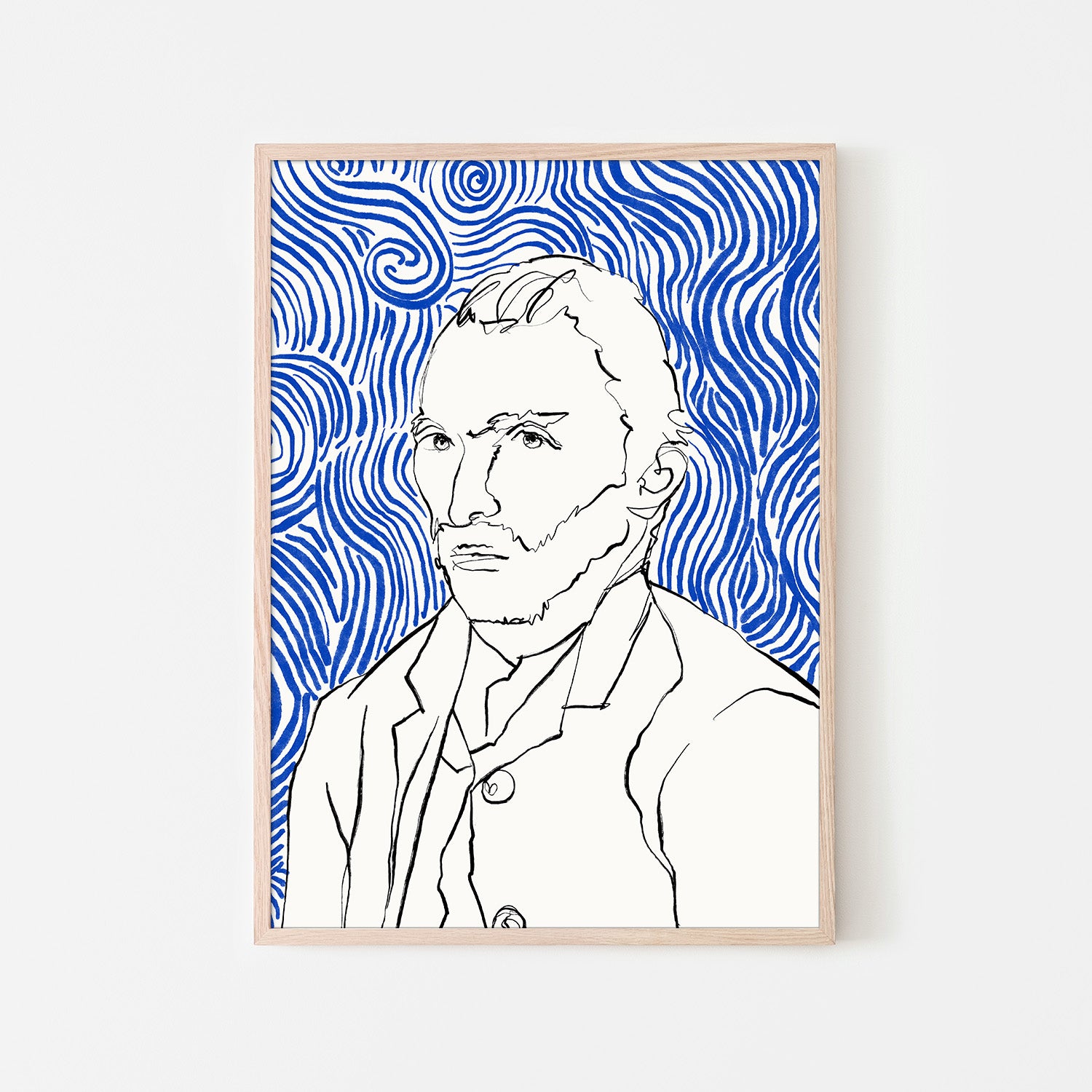 wall-art-print-canvas-poster-framed-Vincent and the Infinite Blue-6