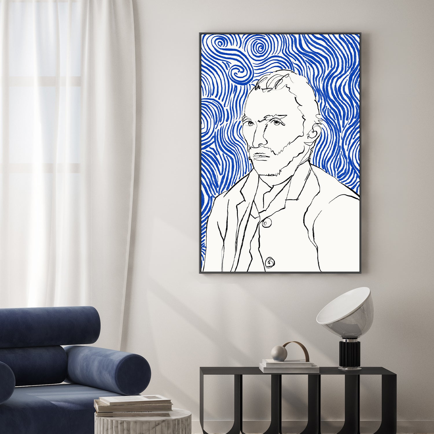 wall-art-print-canvas-poster-framed-Vincent and the Infinite Blue-7