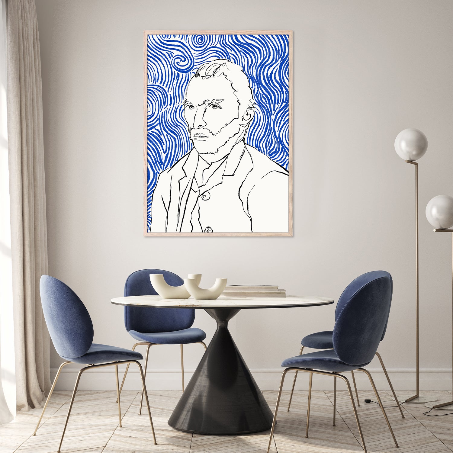 wall-art-print-canvas-poster-framed-Vincent and the Infinite Blue-9