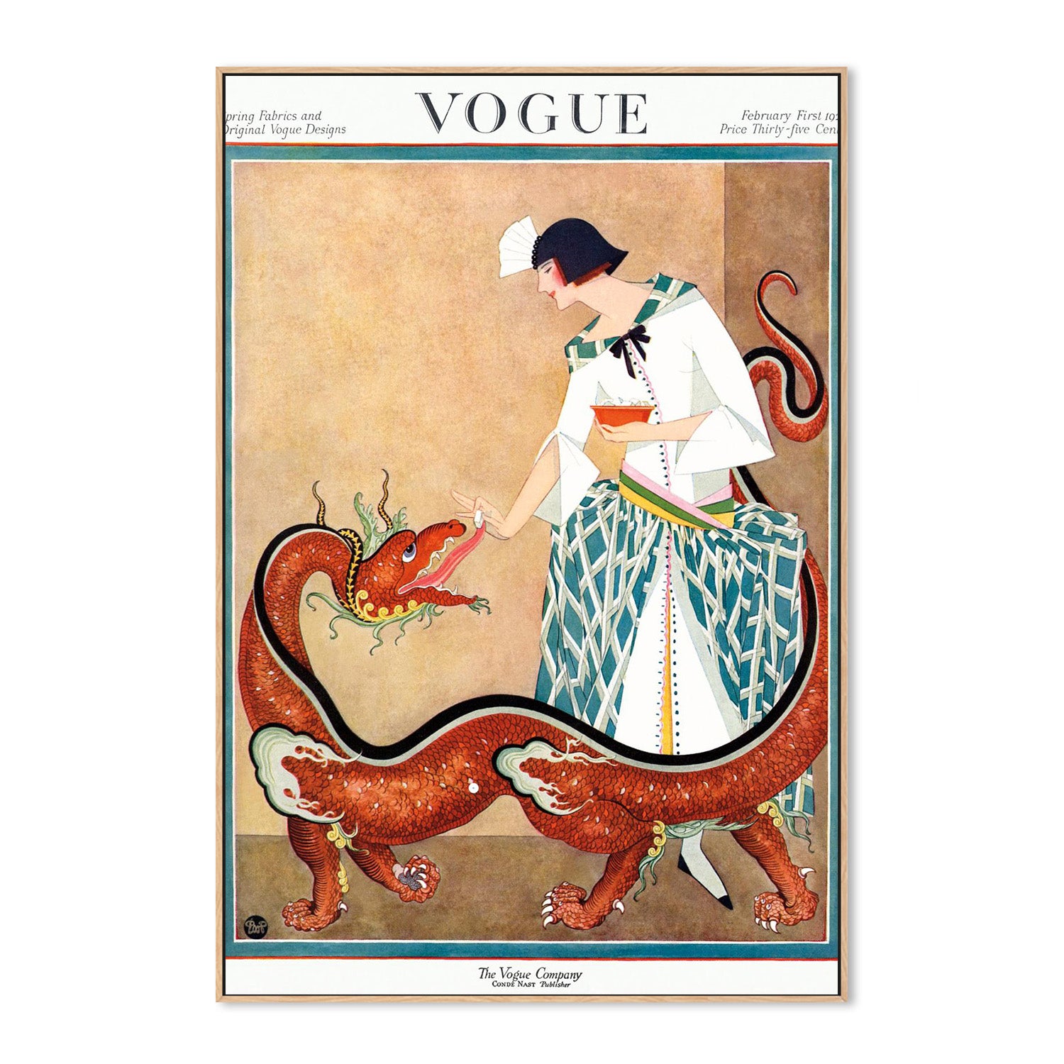 wall-art-print-canvas-poster-framed-Vintage Fashion Cover IX-3