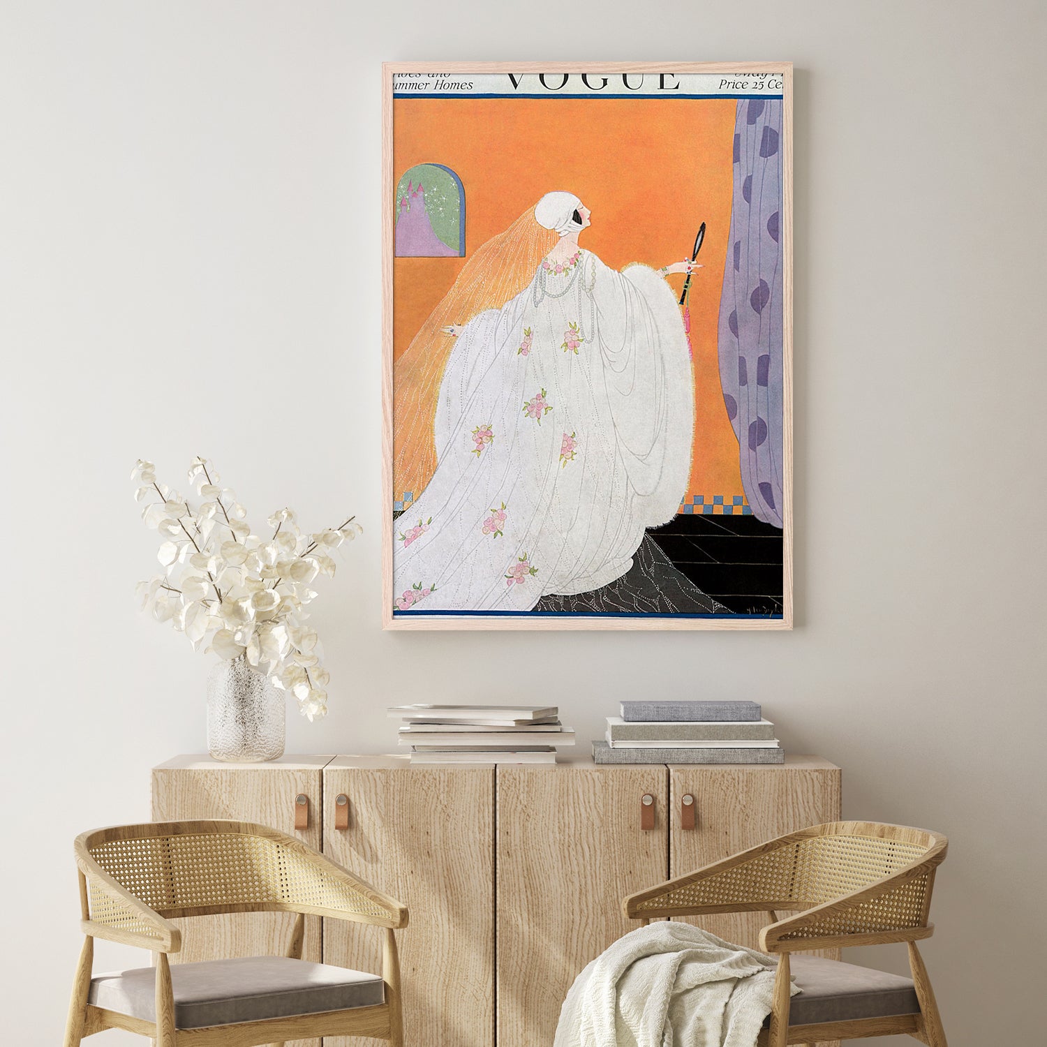 wall-art-print-canvas-poster-framed-Vintage Fashion Cover V-7