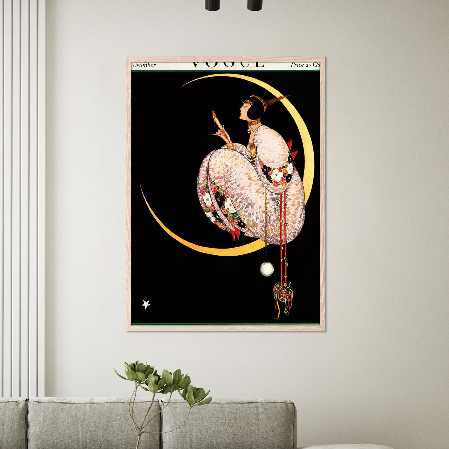 wall-art-print-canvas-poster-framed-Vintage Fashion Cover VI-9