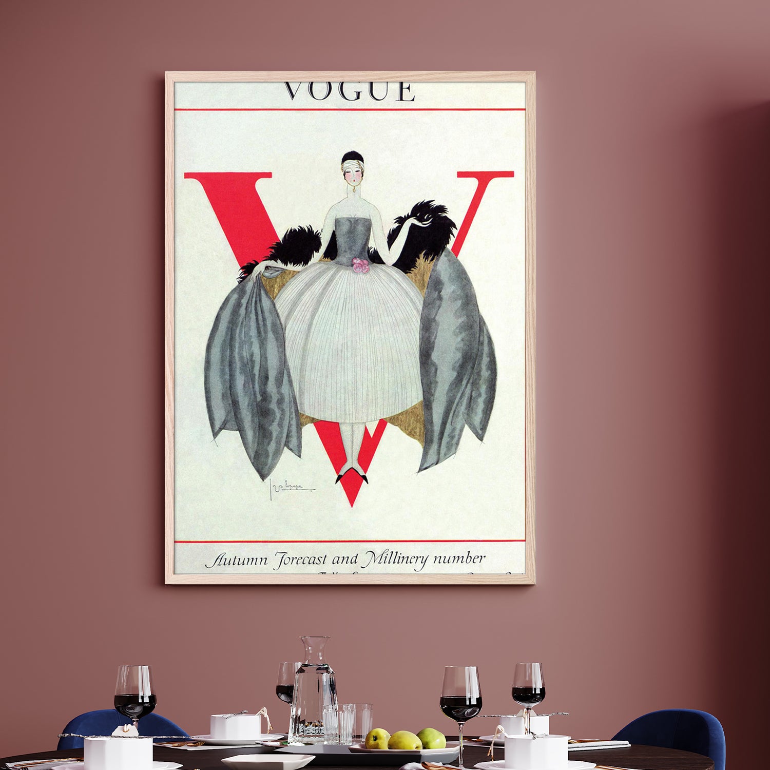 wall-art-print-canvas-poster-framed-Vintage Fashion Cover VII-9