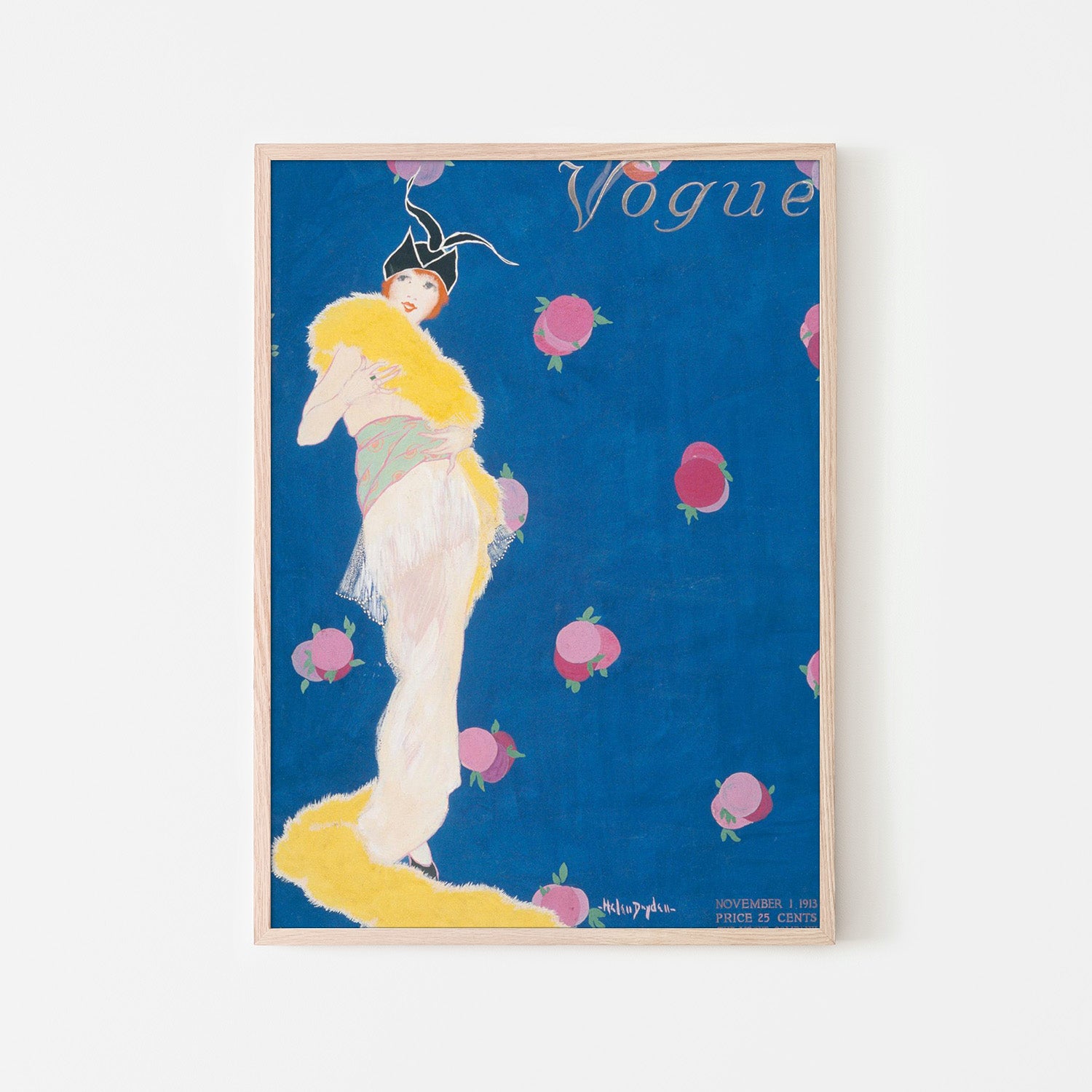 wall-art-print-canvas-poster-framed-Vintage Fashion Cover VIII-5