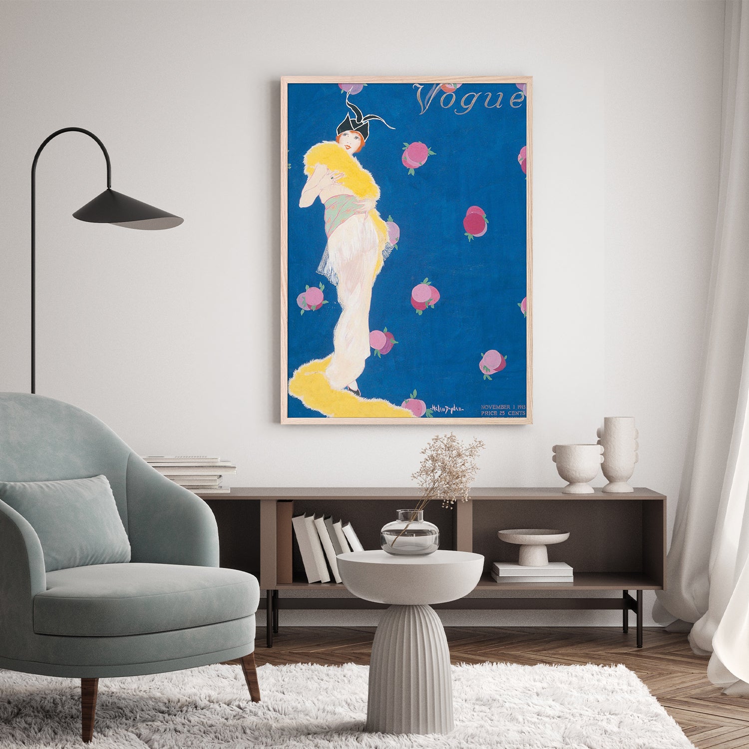 wall-art-print-canvas-poster-framed-Vintage Fashion Cover VIII-6