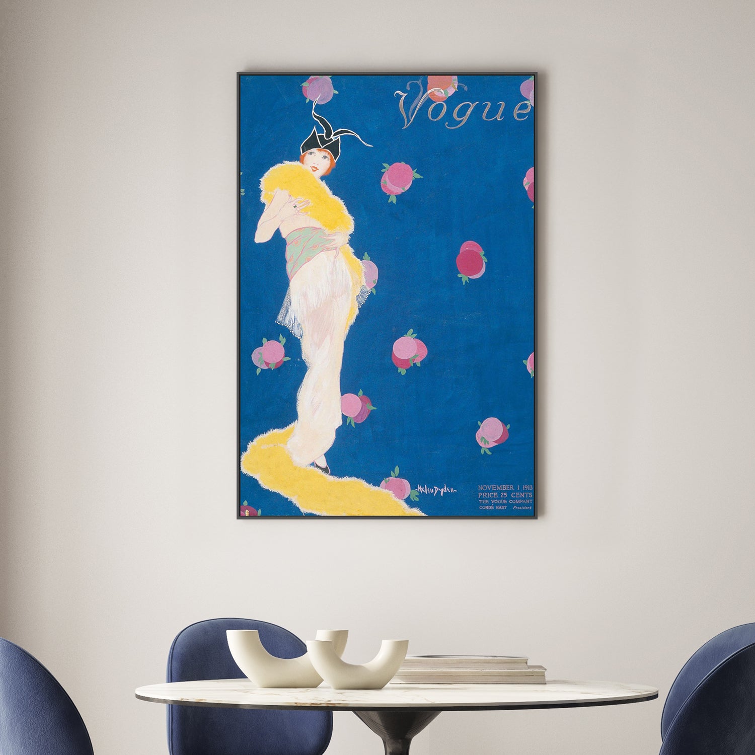 wall-art-print-canvas-poster-framed-Vintage Fashion Cover VIII-9