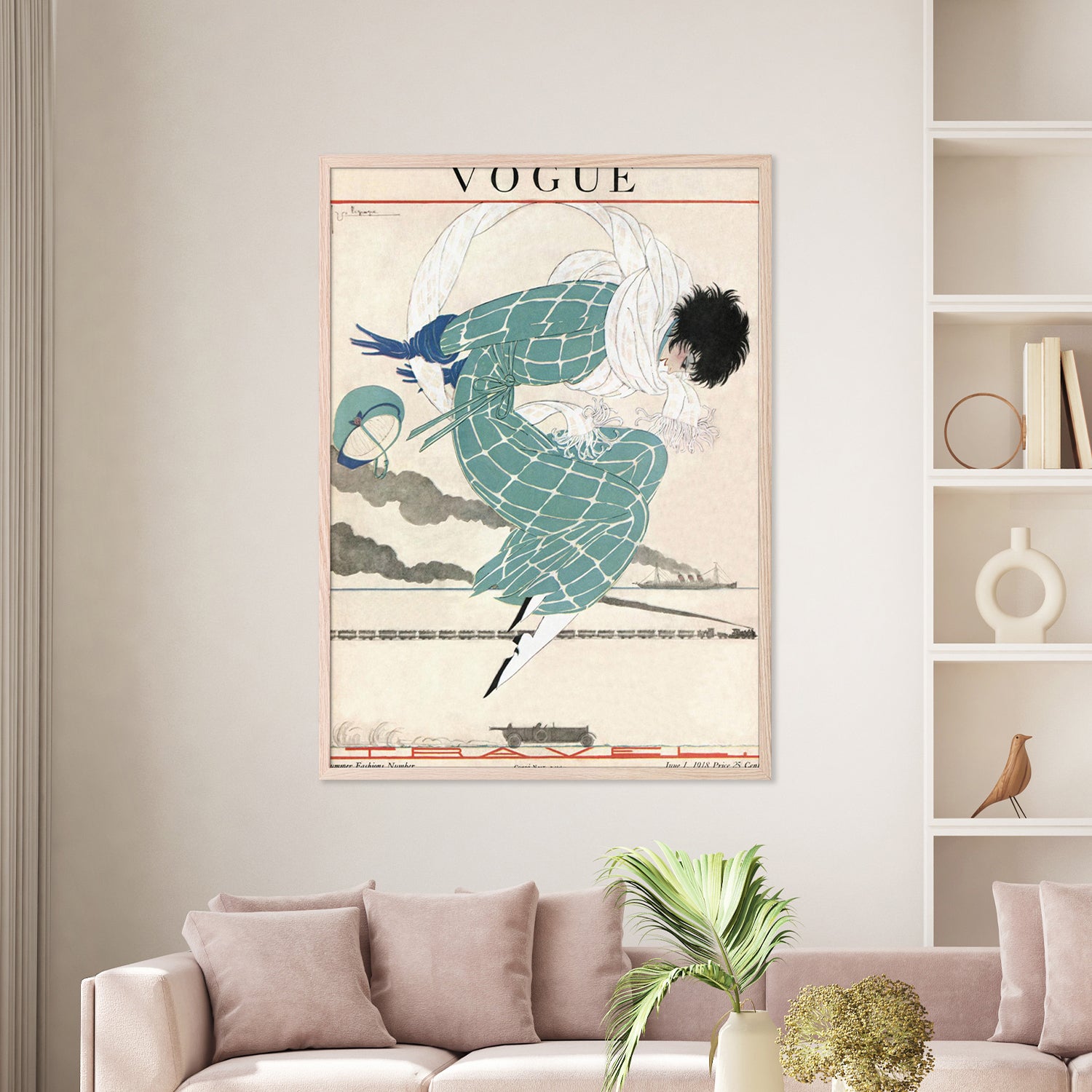 wall-art-print-canvas-poster-framed-Vintage Fashion Cover XII-9