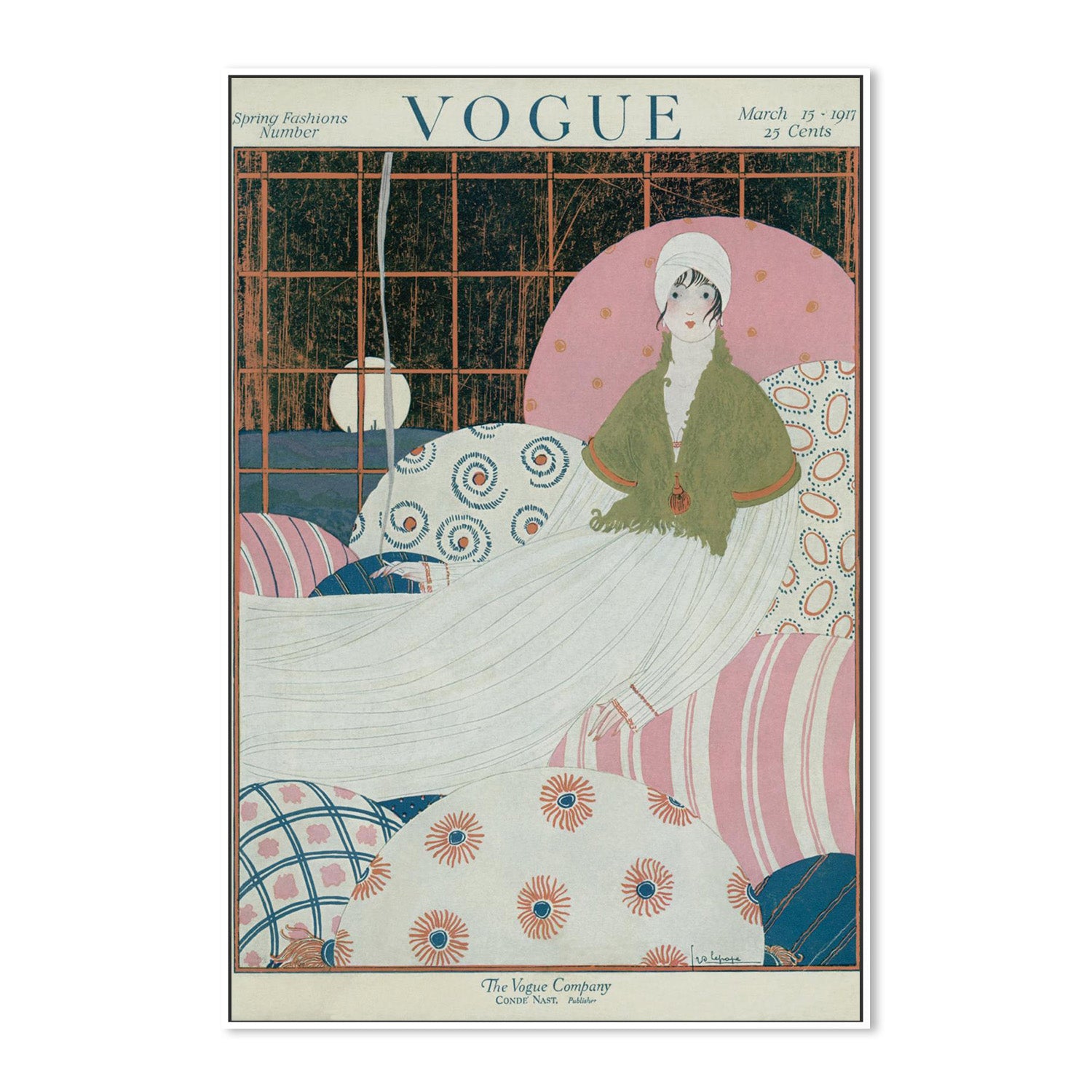 wall-art-print-canvas-poster-framed-Vintage Fashion Cover XIII-4
