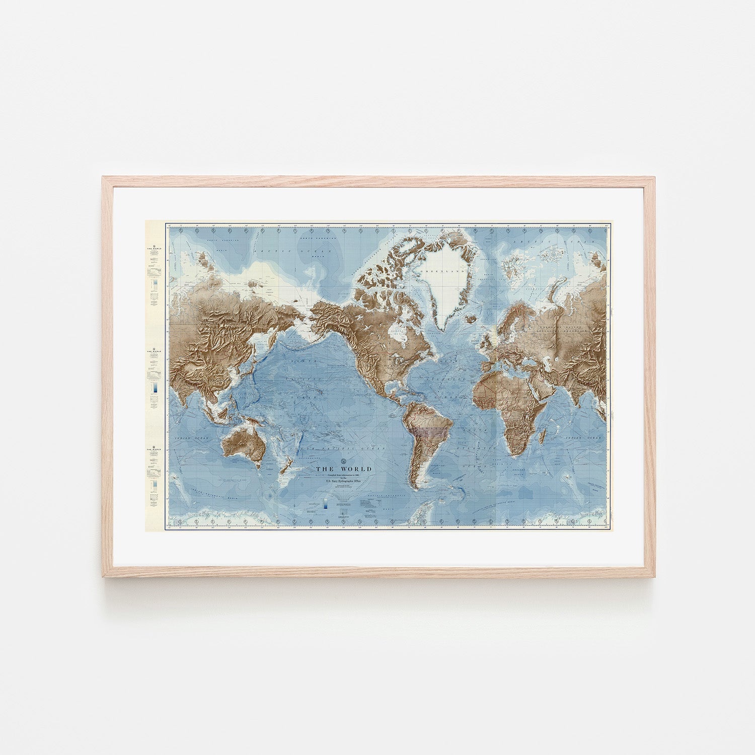 wall-art-print-canvas-poster-framed-Vintage Naval Map , By Adam Shaw-6