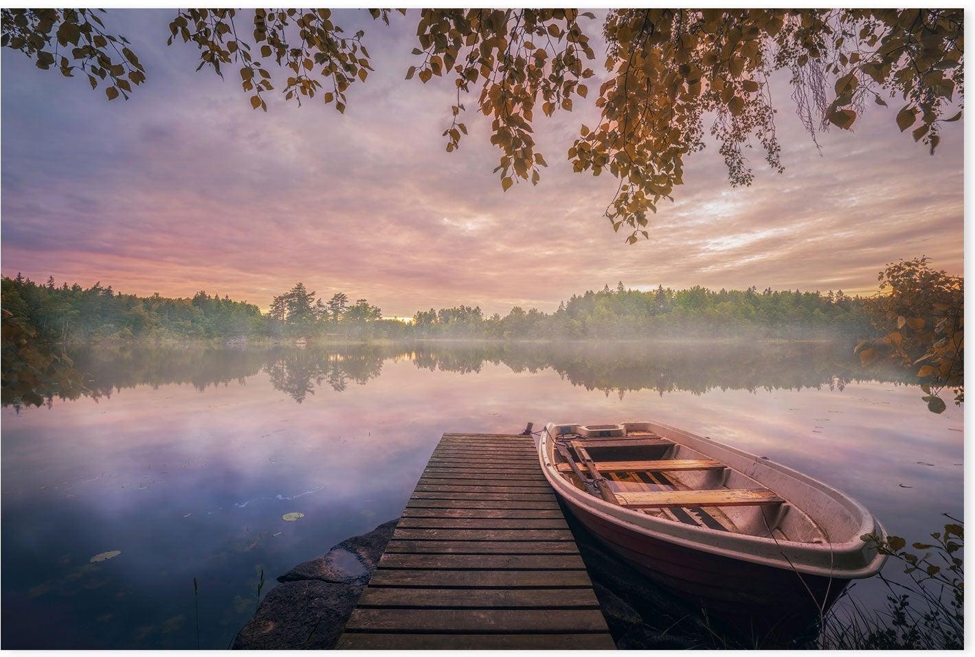 wall-art-print-canvas-poster-framed-Violet Lake , By Christian Lindsten-GIOIA-WALL-ART