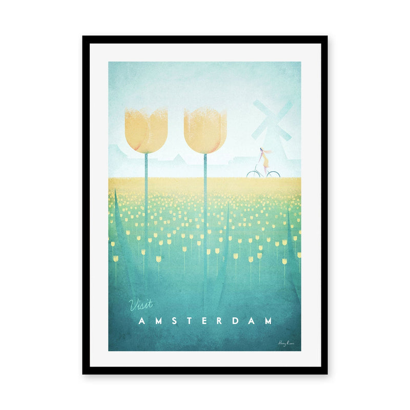 wall-art-print-canvas-poster-framed-Visit Amsterdam, Netherlands , By Henry Rivers-GIOIA-WALL-ART