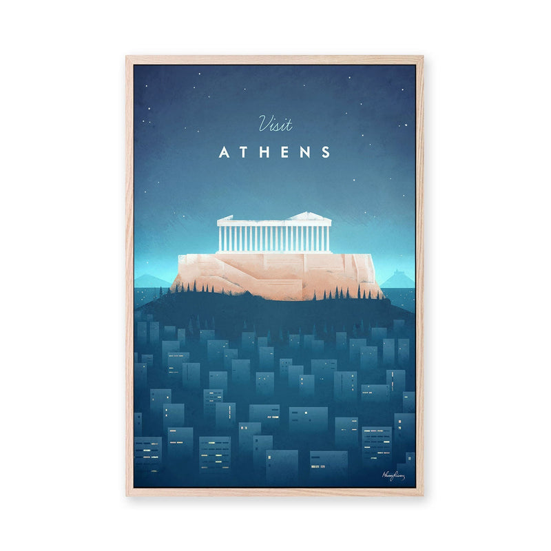 wall-art-print-canvas-poster-framed-Visit Athens , By Henry Rivers-GIOIA-WALL-ART