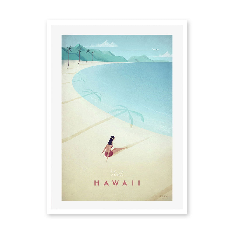 wall-art-print-canvas-poster-framed-Visit Hawaii , By Henry Rivers-GIOIA-WALL-ART