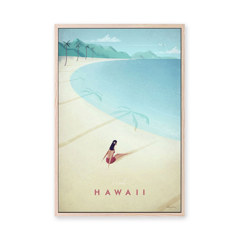 wall-art-print-canvas-poster-framed-Visit Hawaii , By Henry Rivers-GIOIA-WALL-ART