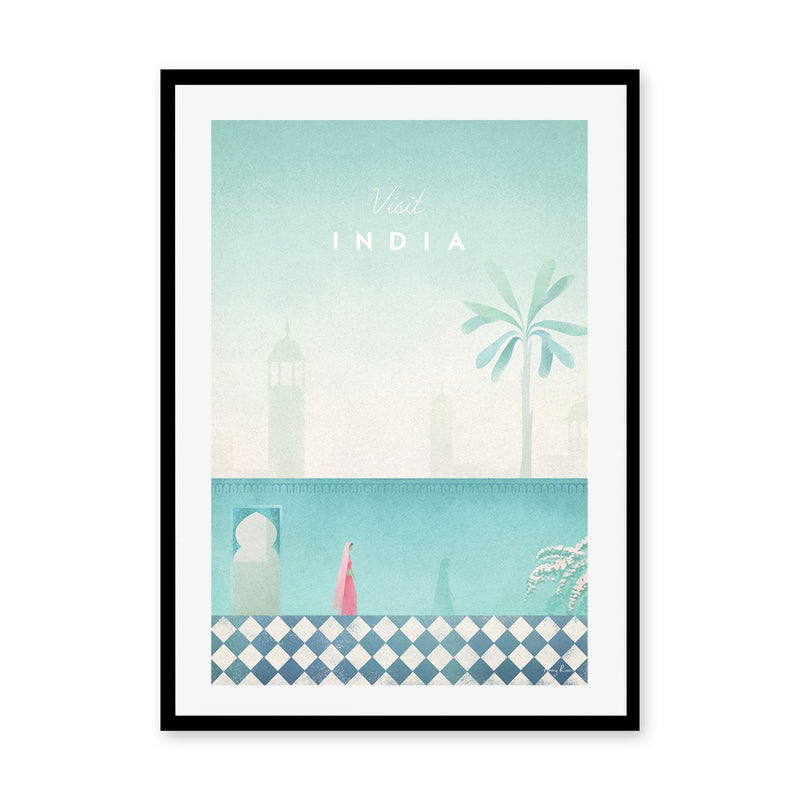 wall-art-print-canvas-poster-framed-Visit India , By Henry Rivers-GIOIA-WALL-ART