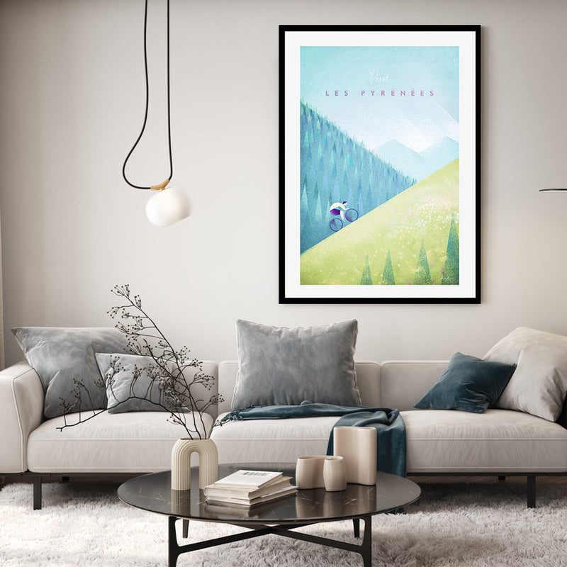 wall-art-print-canvas-poster-framed-Visit Les Pyrenees , By Henry Rivers-GIOIA-WALL-ART