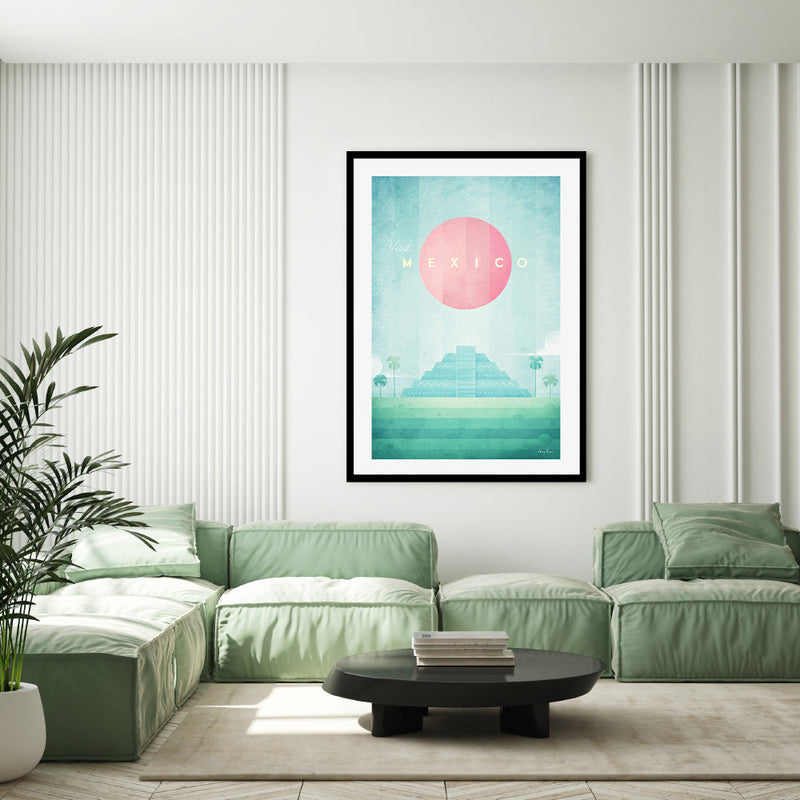 wall-art-print-canvas-poster-framed-Visit Mexico , By Henry Rivers-GIOIA-WALL-ART