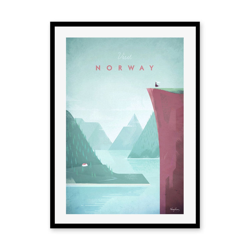wall-art-print-canvas-poster-framed-Visit Norway , By Henry Rivers-GIOIA-WALL-ART