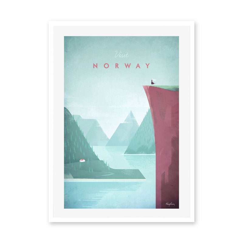 wall-art-print-canvas-poster-framed-Visit Norway , By Henry Rivers-GIOIA-WALL-ART