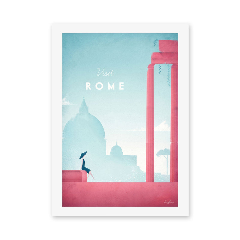 wall-art-print-canvas-poster-framed-Visit Rome, Italy , By Henry Rivers-GIOIA-WALL-ART