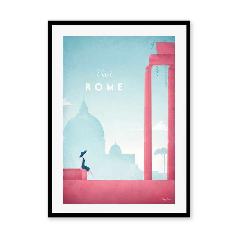 wall-art-print-canvas-poster-framed-Visit Rome, Italy , By Henry Rivers-GIOIA-WALL-ART
