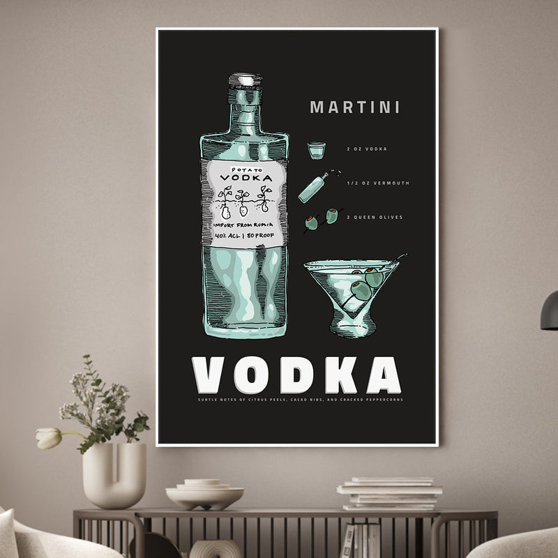 wall-art-print-canvas-poster-framed-Vodka , By Rosalyn Gray-GIOIA-WALL-ART