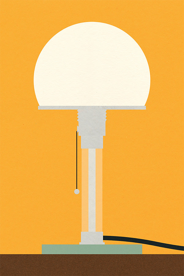 wall-art-print-canvas-poster-framed-Wagenfeld Lamp-1