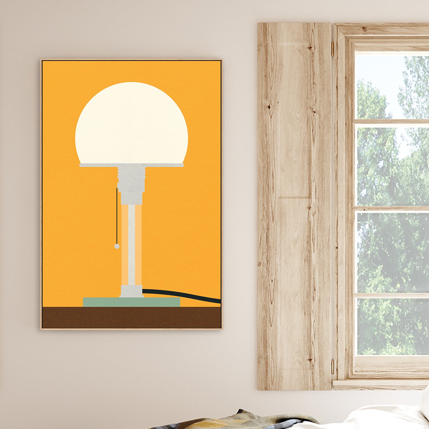 wall-art-print-canvas-poster-framed-Wagenfeld Lamp-2