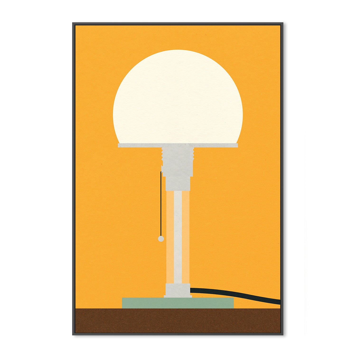 wall-art-print-canvas-poster-framed-Wagenfeld Lamp-3