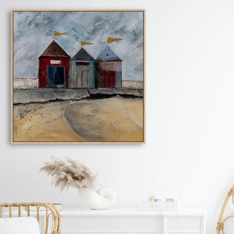 wall-art-print-canvas-poster-framed-Waiting For The Day To Begin-by-Louise O'hara-Gioia Wall Art