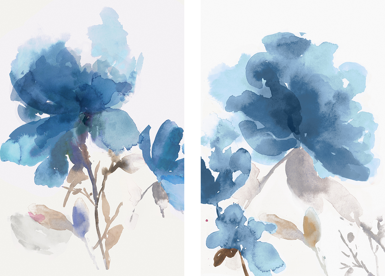wall-art-print-canvas-poster-framed-Wake Me Softly, Style A & B, Set Of 2 , By Asia Jensen-1