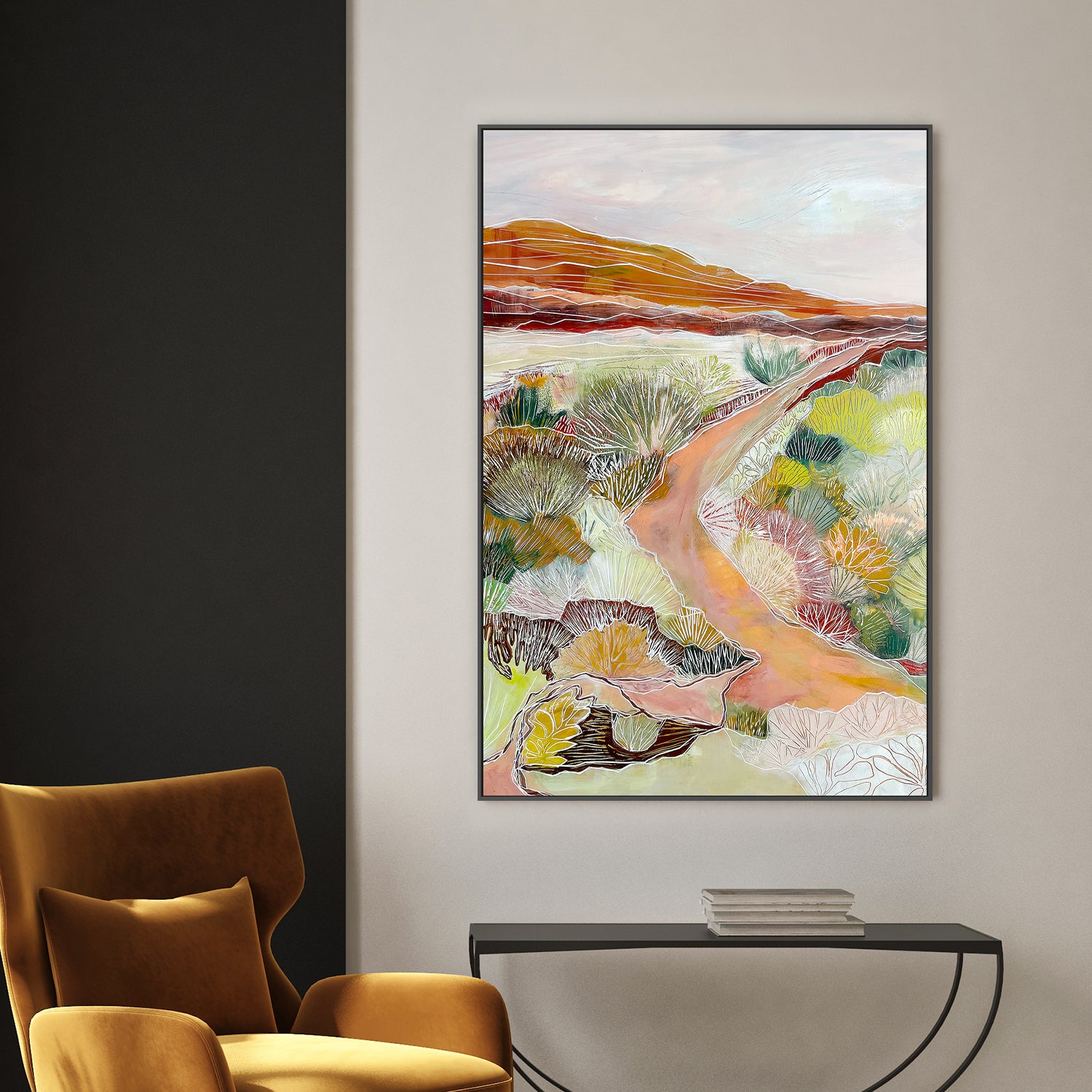 wall-art-print-canvas-poster-framed-Walk This Path With Me-2