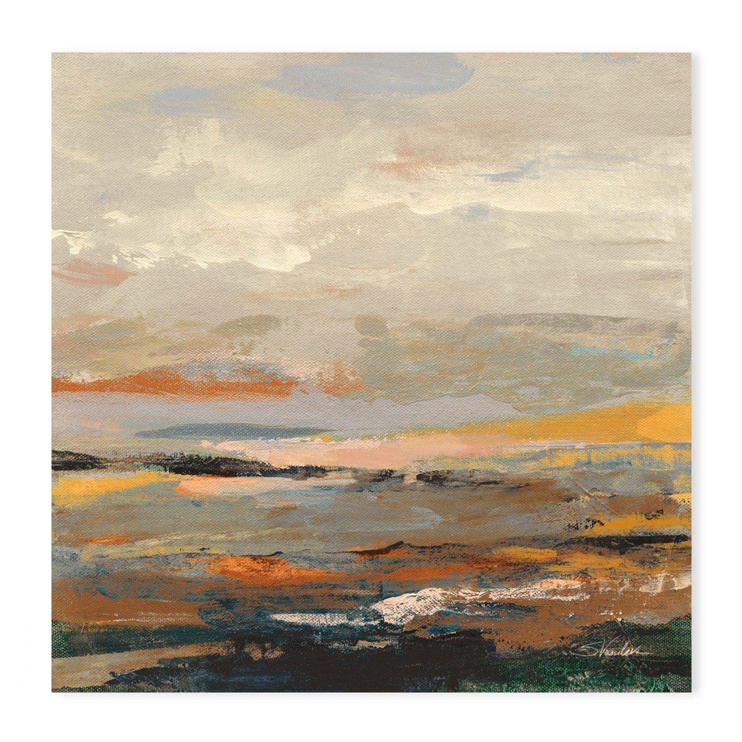 wall-art-print-canvas-poster-framed-Warm Bay, Set of 2-by-Silvia Vassileva-Gioia Wall Art