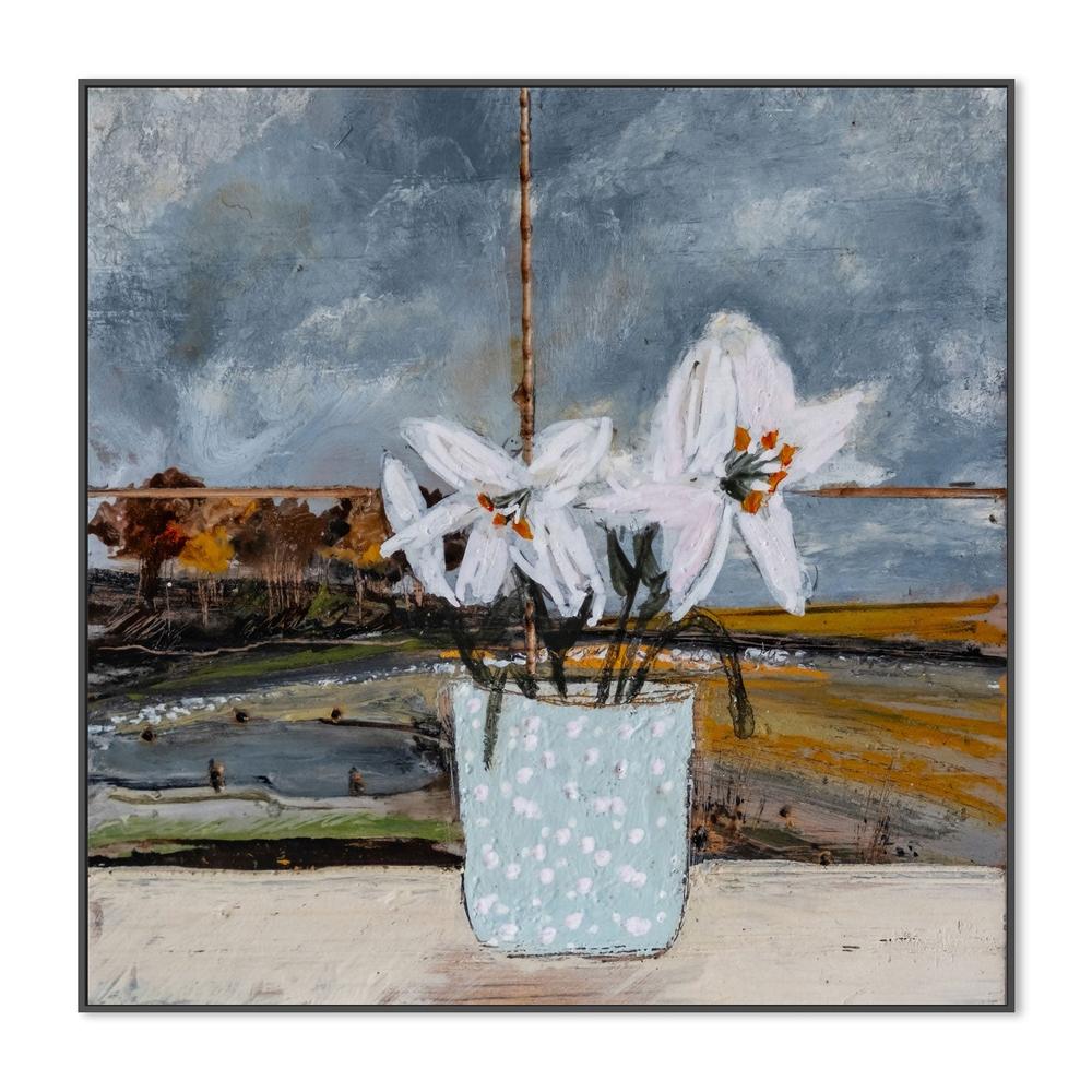wall-art-print-canvas-poster-framed-Watching The Storm Clouds Gather , By Louise O'hara-3