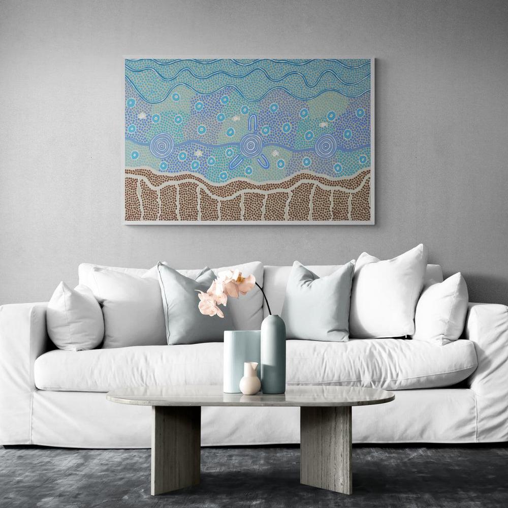 wall-art-print-canvas-poster-framed-Water Connection-by-Kamara Morgan-Gioia Wall Art
