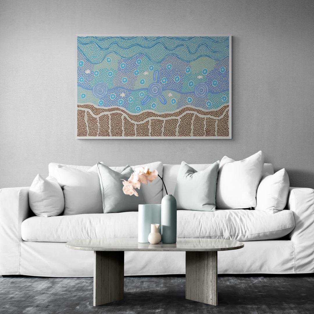 wall-art-print-canvas-poster-framed-Water Connection-by-Kamara Morgan-Gioia Wall Art