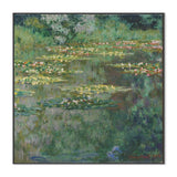 wall-art-print-canvas-poster-framed-Water Lilies 1904 , By Monet-by-Gioia Wall Art-Gioia Wall Art