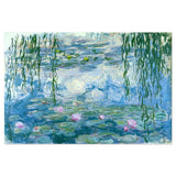 wall-art-print-canvas-poster-framed-Water Lilies, 1916-1919, By Monet-by-Gioia Wall Art-Gioia Wall Art