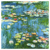 wall-art-print-canvas-poster-framed-Water Lilies, By Monet-by-Gioia Wall Art-Gioia Wall Art