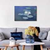 wall-art-print-canvas-poster-framed-Water Lilies, Evening Effect, 1897-1899 By Monet-by-Gioia Wall Art-Gioia Wall Art