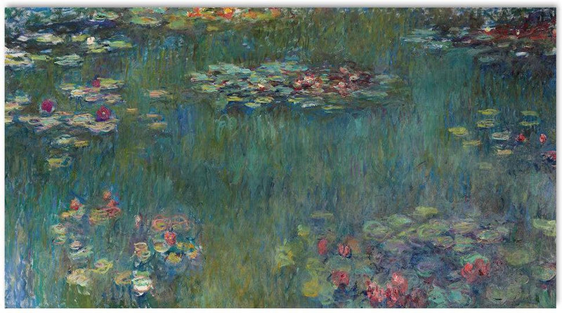 wall-art-print-canvas-poster-framed-Water Lilies, Monet-by-Gioia Wall Art-Gioia Wall Art