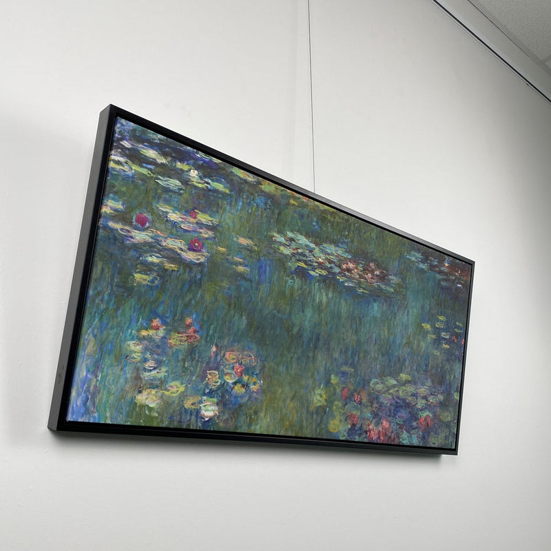 wall-art-print-canvas-poster-framed-Water Lilies, Monet-by-Gioia Wall Art-Gioia Wall Art