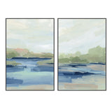 wall-art-print-canvas-poster-framed-Water Serenade, Style A & B, Set Of 2 , By Emily Wood-3